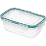 Контейнер для продуктов герметичный прямоугольный 0,35л с защелками (бесцветный)