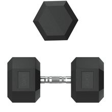 Гантель гексагональная UNIX Fit обрезиненная 40 кг / шт.