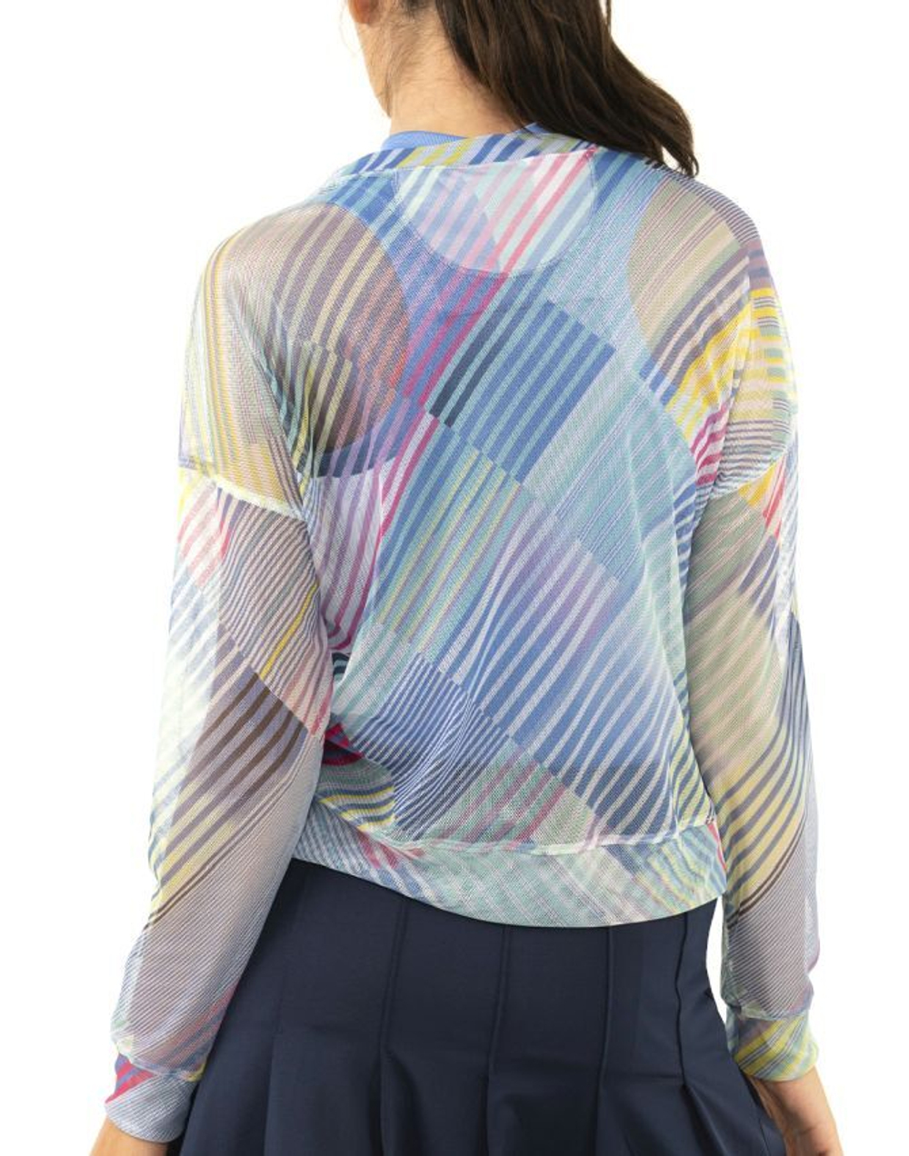 Женская футболка теннисная (dł. Рукава) Lucky in Love Count Me In и Sheer Can Long Sleeve Top - blue marine