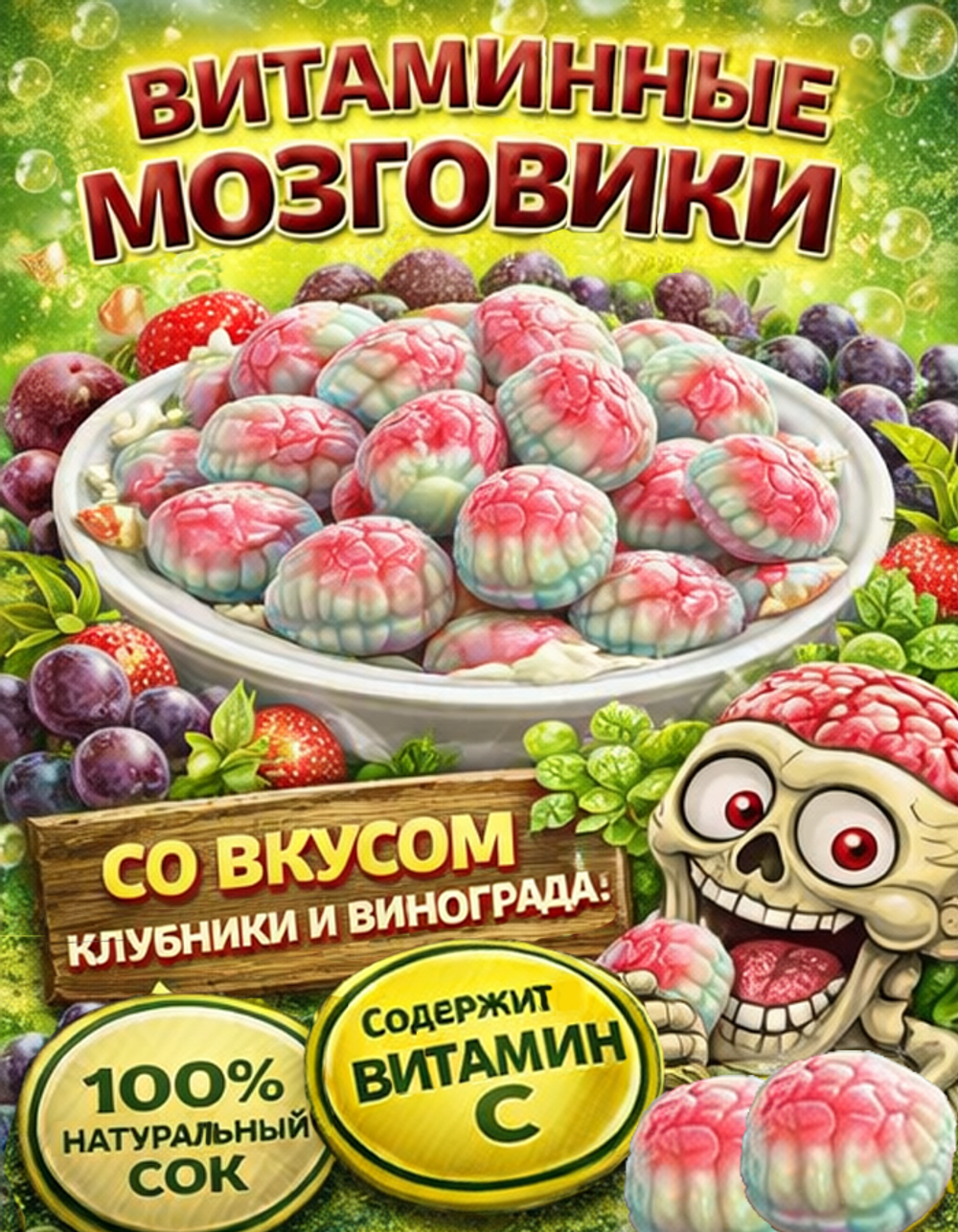 Мармелад жевательный "Мозг"