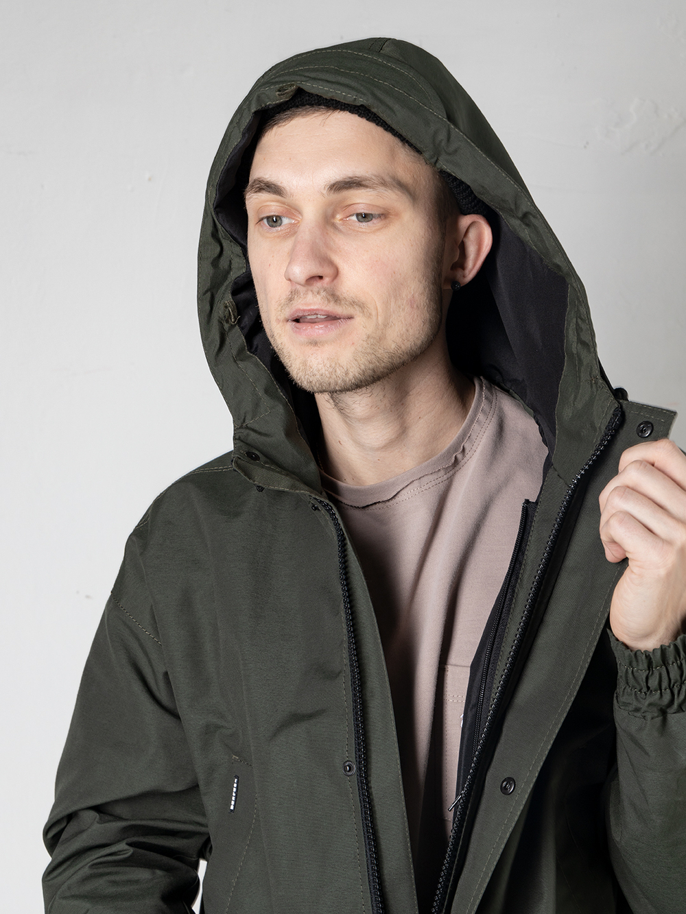 Парка с жилетом Город Горький малахит