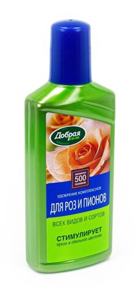 Удобрение Добрая сила для роз и пионов 250мл