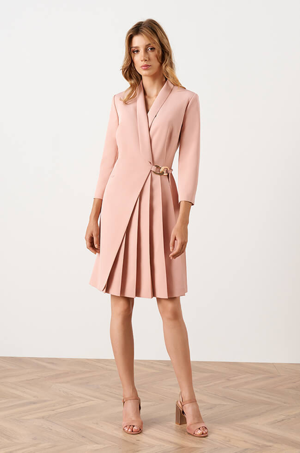 51582 Платье женское (пудрово-розовый)