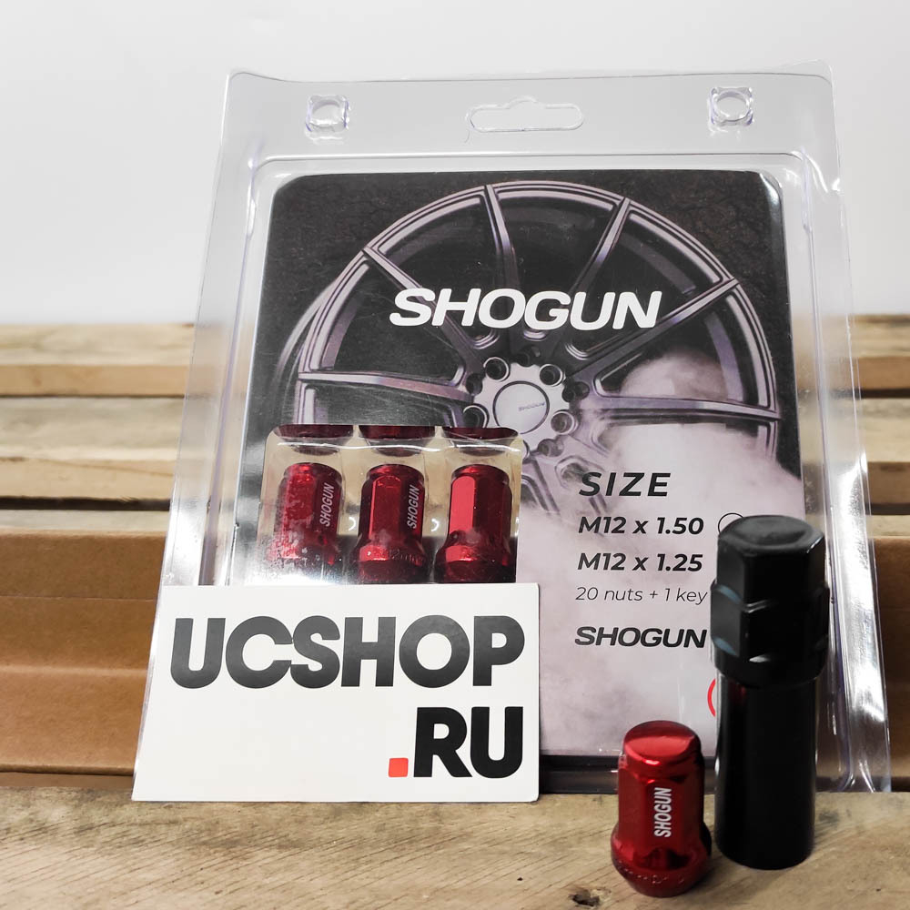 Гайки Shogun M12x1.25 Красный