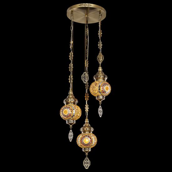 CL419135 Каир Мозаика Янтарь Подвес