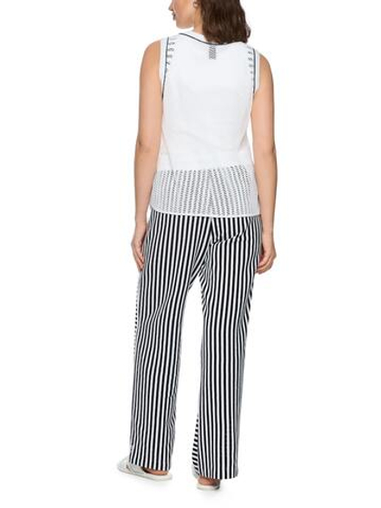 Marc Cain Топ полупрозрачный из сетчатой ткани