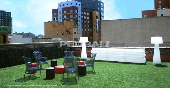 Кресло Pasha прозрачное серое