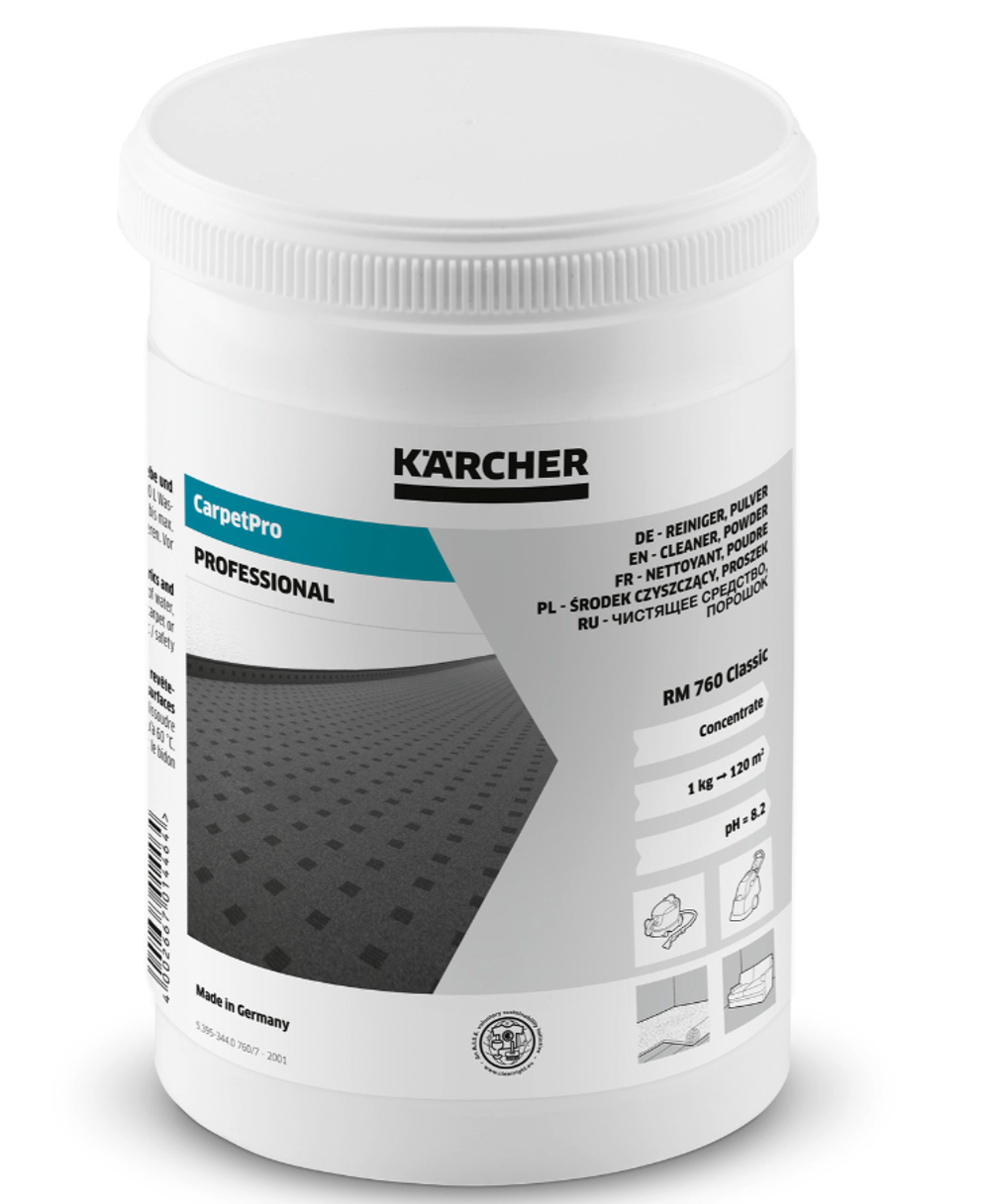 Средство для чистки ковров Karcher RM 760 Classic, для моющих пылесосов, 800 г