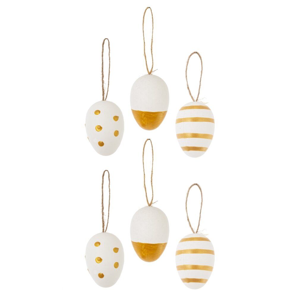 GAEM Набор из 6-ти изделий декоративных подвесных "Яйцо" (4*6), L14 W12 H5 см