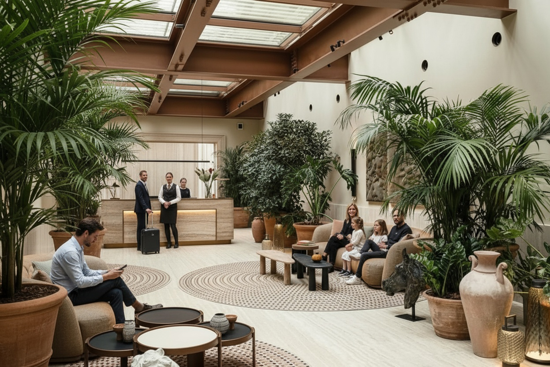 Озеленение отелей, wellness-зон, бассейнов и фитнес-пространств. Гармония, комфорт и эстетика природы без сложного ухода