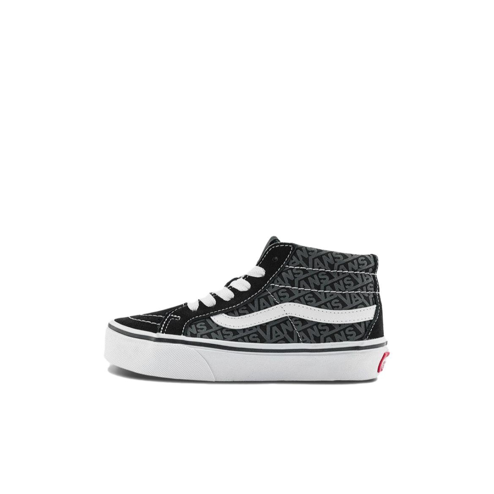 Детские кеды Vans SK8-Mid Reissie Skate Shoes 'Black Grey White' VN000BVP6BT