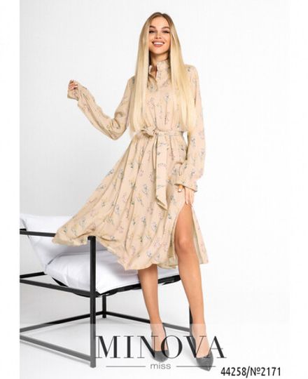 Платье 2171-капучино Minova Фото 2