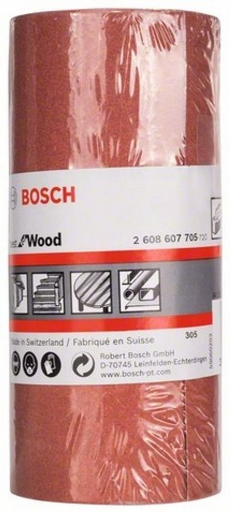 Шлифрулон BOSCH 5М 115мм K240 B.f.Wood