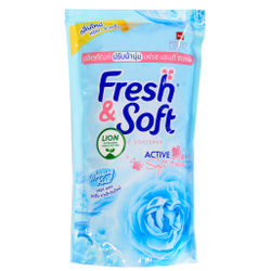 Lion Кондиционер для белья парфюмированный «утренний поцелуй» з/б - Thailand fresh&soft, 600мл