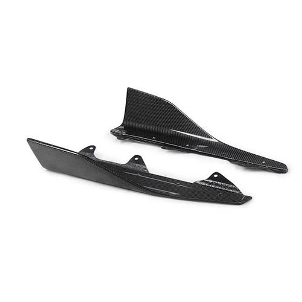 Карбоновые боковые сплиттеры М-стиль для BMW M2 F87 БМВ тюнинг