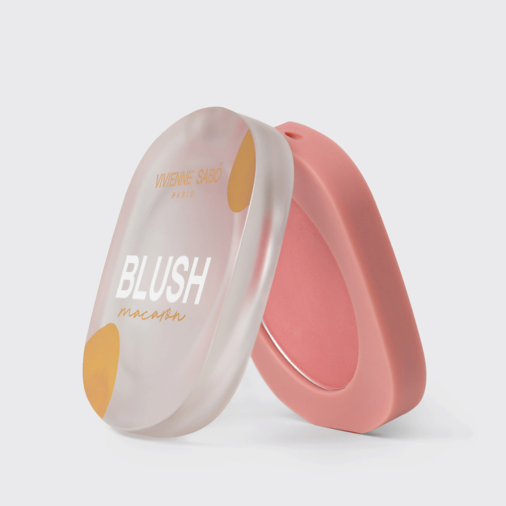 Vivienne Sabo Macaron Matte Face Blush Матовые румяна для лица 03 Нежно-розовый