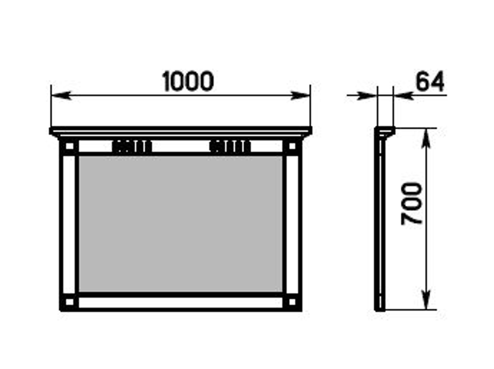 Зеркало настенное 100х70, Джоли, в ванную, прихожую, деревянная рама, массив березы, цвет макиато, MAKOSA