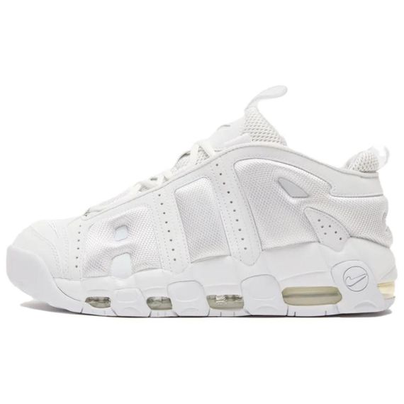 Nike Air More Uptempo Винтажные баскетбольные кроссовки Низкие Белые Мужские