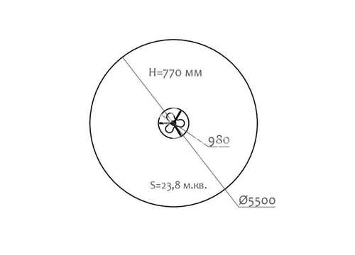 Карусель с полом из резиновой крошки 04406.21