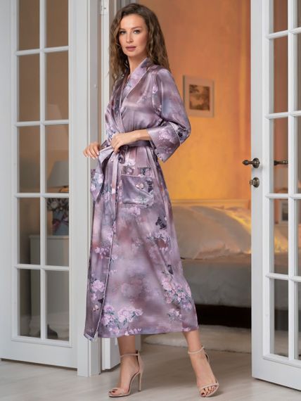 Длинный женский халат MIA-Amore АВРОРА 3659