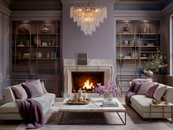 Люстра Cloyd PARSIFAL-A C16 / Ø80 см - шток - латунь (арт.11077)