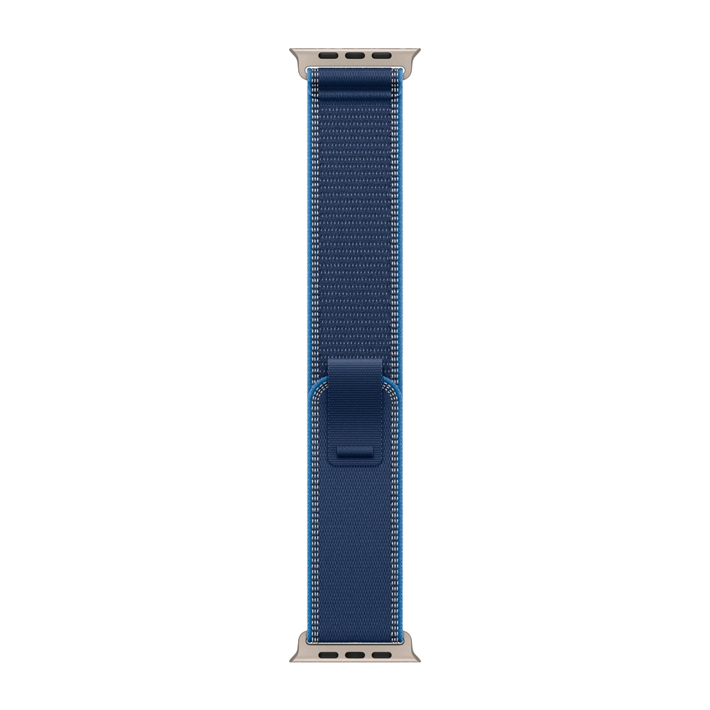 Умные часы Apple Watch Ultra 3 (2025) GPS + Cellular, 49mm, Natural Titanium Case with Blue/Bright Blue Trail Loop, S/M