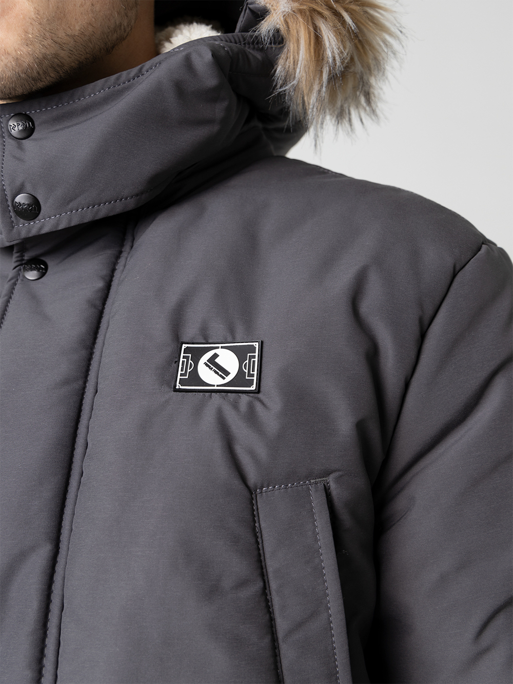 Парка зимняя Город Горький серая