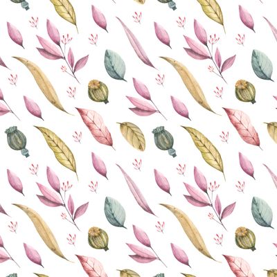 разноцветные листья