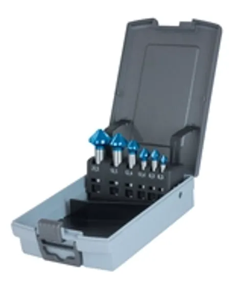 Зенковка Karnasch Ø6,3 мм с покрытием Blue-Tec, 90°, HSS-XE, DIN 335, арт. 20.1770-010