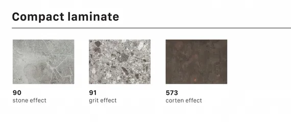 Стол складной Tripe Maxi Folding, HPL, тортора, зернистый