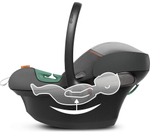 Коляска Cybex Balios S Lux TPE complete Aton S2 Lava Grey Base One 4 в 1 Almond Beige с дождевиками
