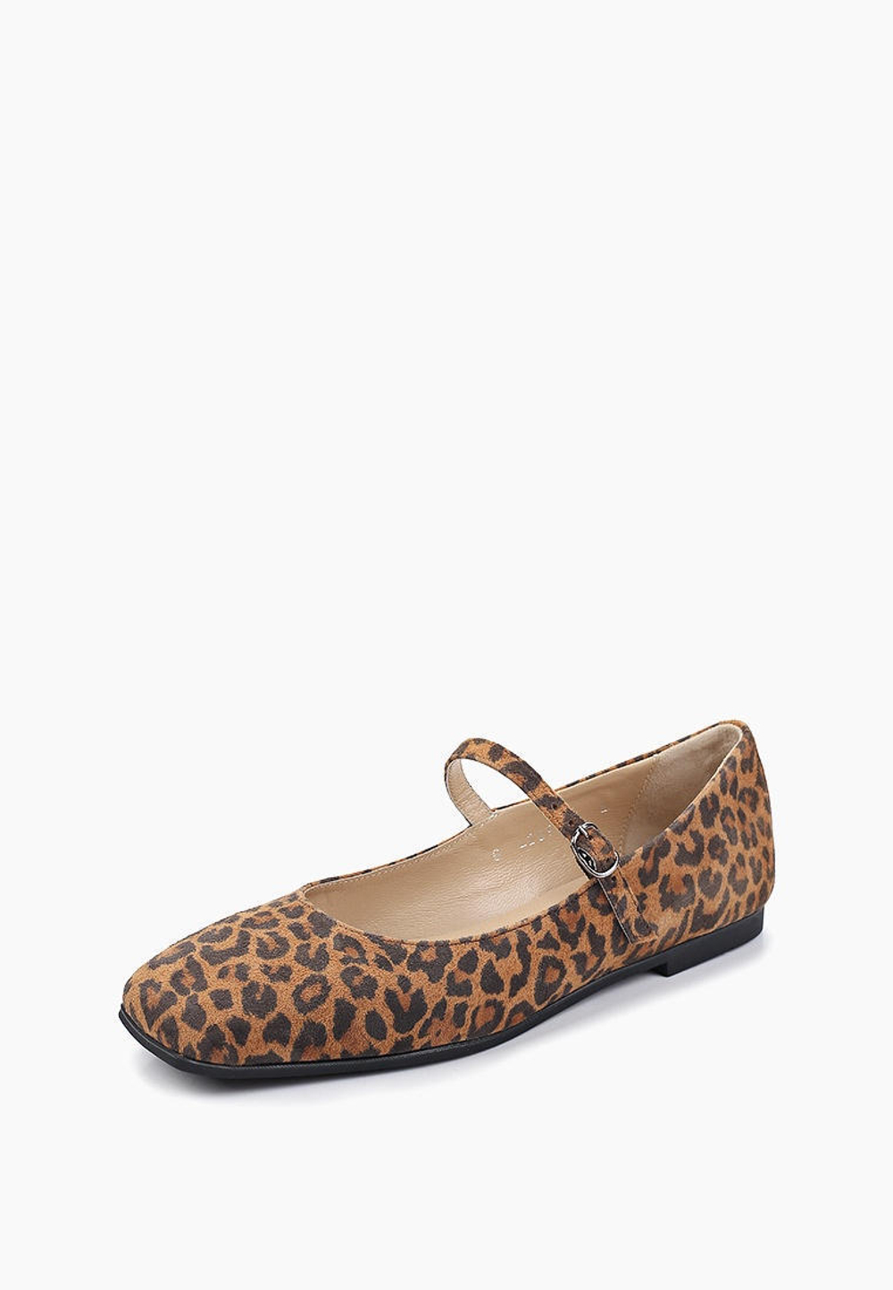 Туфли // Mary Jane // Dark Leopard // Suede