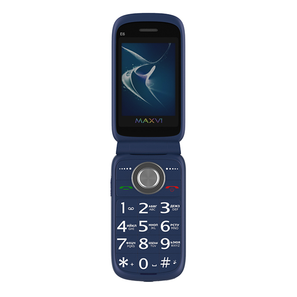 Сотовый телефон Maxvi E6 Blue