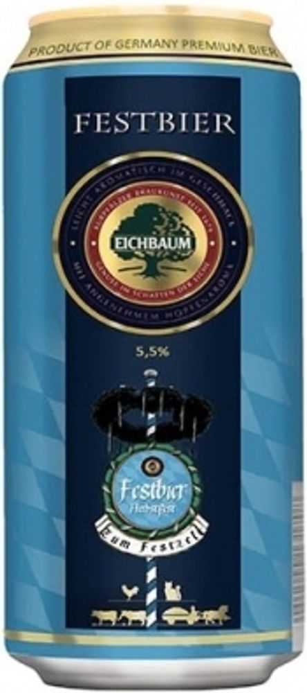 Пиво Айхбаум Фестбир / Eichbaum Festbier 0.95л - 12шт