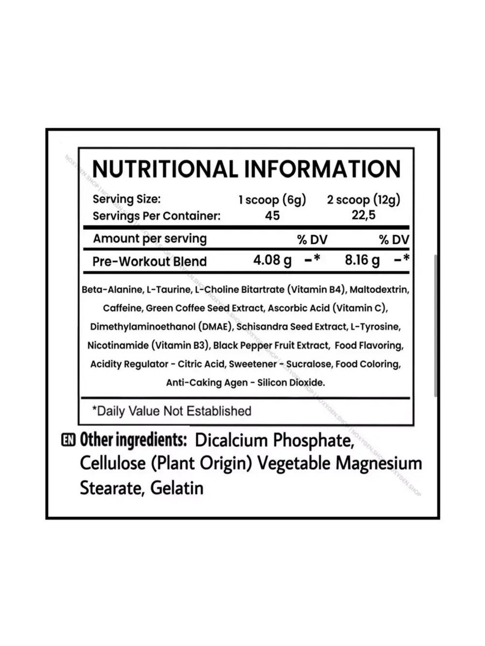 Предтрен Noxygen NoxyJack 270 г вишня-кола