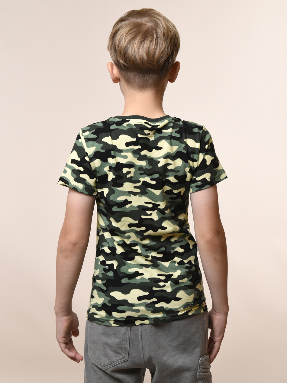 Футболка для мальчика камуфляжная