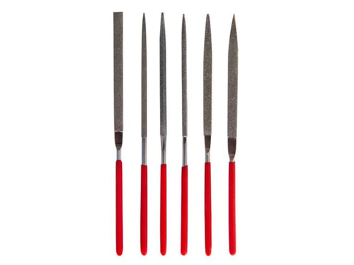 Набор надфилей алмазных 140*70*3мм 6шт