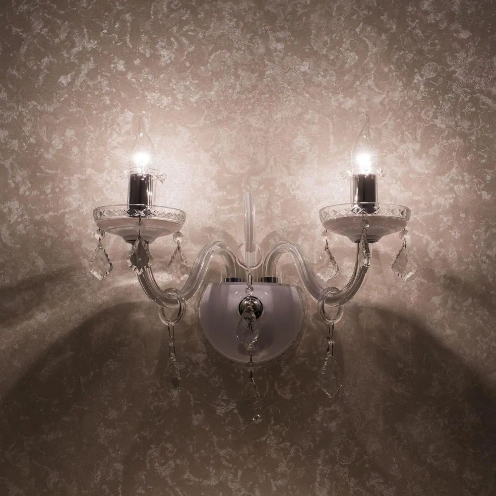 Citilux Марена CL352320 Бра стеклянное Белое