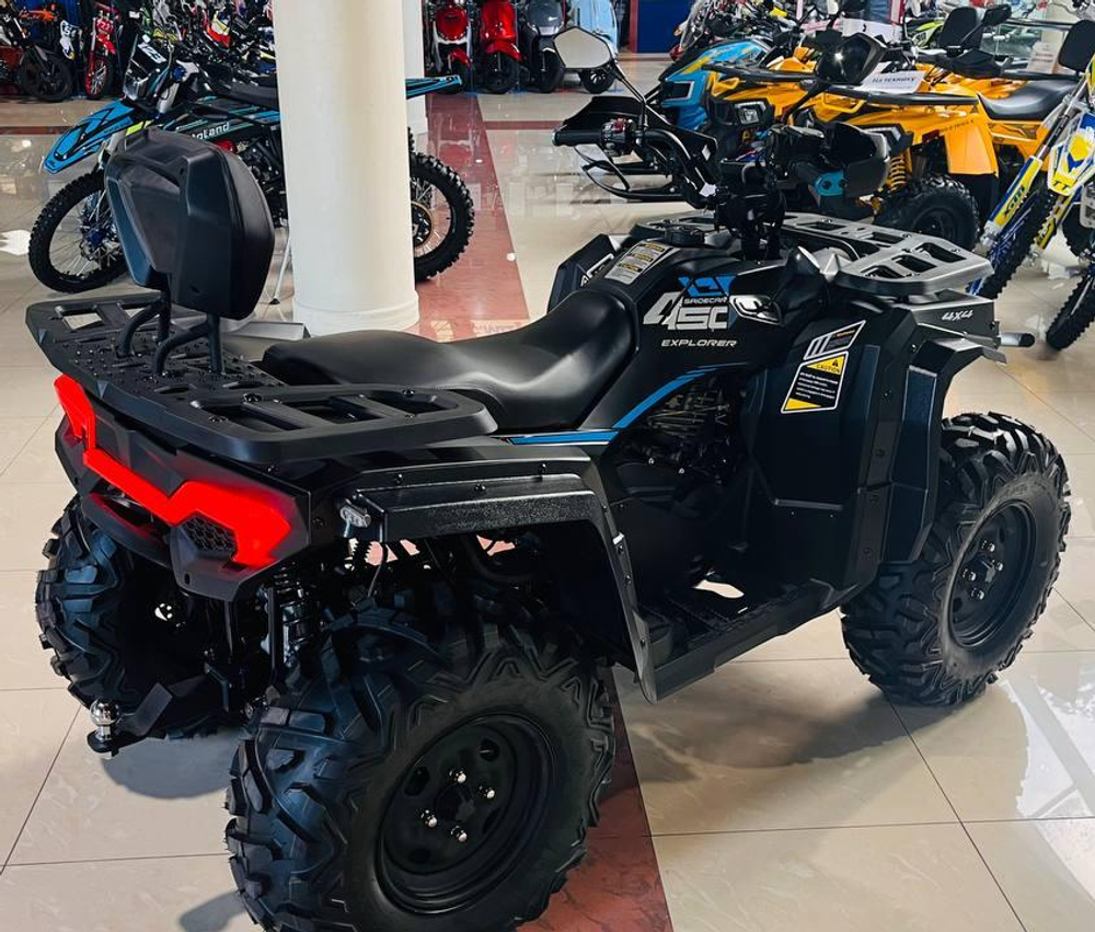 Квадроцикл (комплект для сборки) Explorer 450 Deluxe 4х4 EPS Черный матовый (RR)
