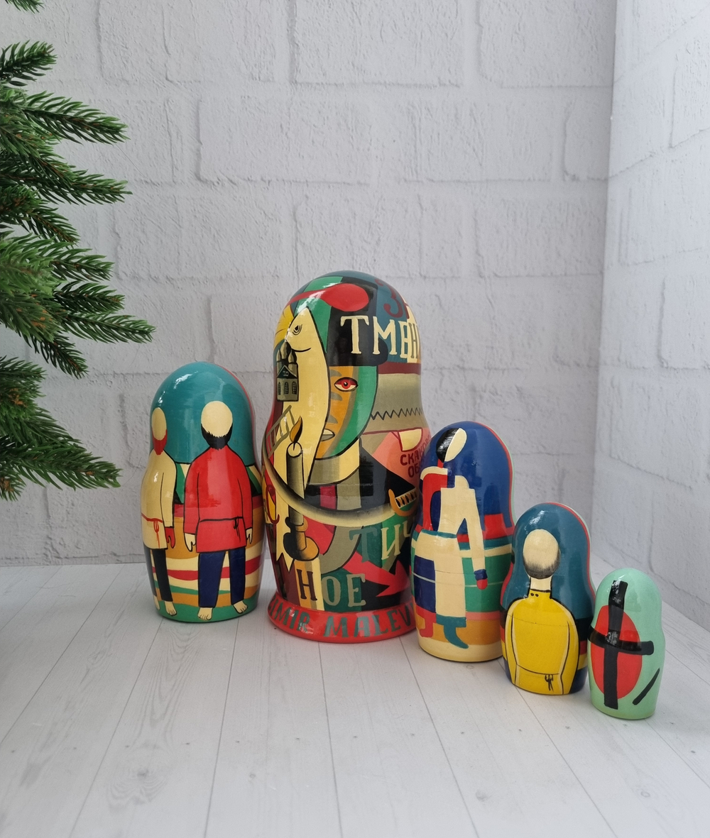 Матрешка 5м 18см Кандинский-Малевич