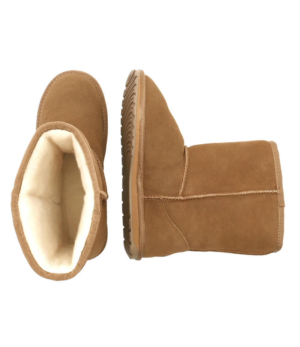 Кожаные угги wallaby lo EMU Australia - коричневый(T10102)