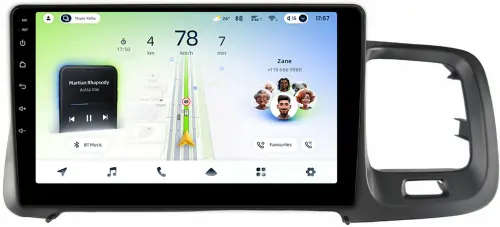 Магнитола для Volvo S60 2 Y20 2010-2018 - Teyes CC4L-DTS монитор 9" IPS, Android 14, Быстрая, Snapdragon 662, CarPlay, 4G SIM-слот