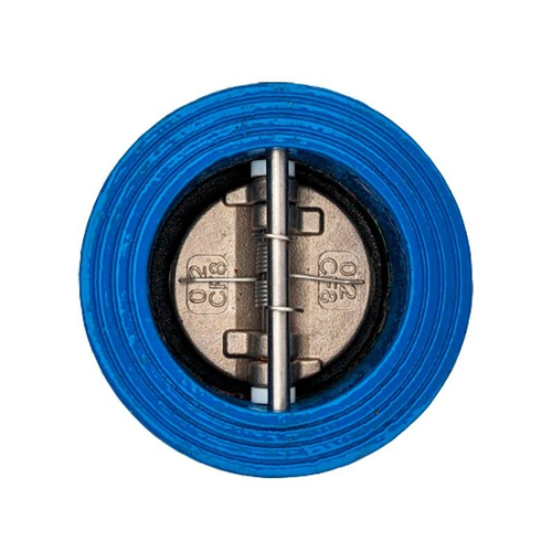 Обратный клапан чугунный 2-створчатый DN 80 PN16 межфланцевый КНР