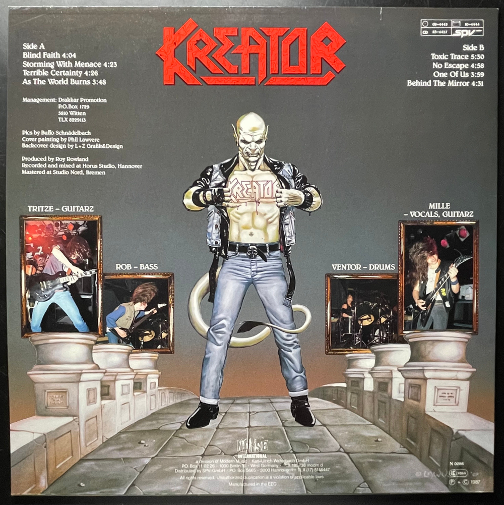 Kreator ‎– Terrible Certainty (Германия 1987г.)