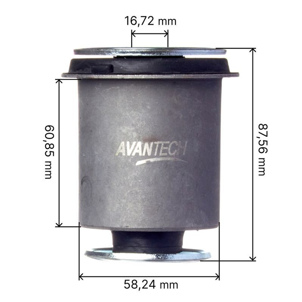 Сайлентблок переднего нижнего рычага, задний Avantech ASB4197