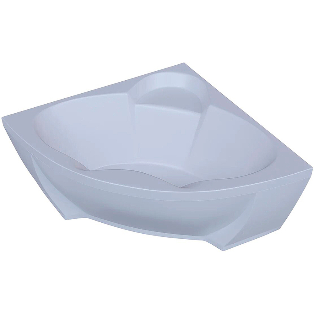 Акриловая ванна Aquatek (Акватек) Поларис-2 155х155, с каркасом, с фронтальной панелью, со сливом-переливом