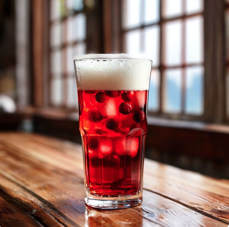 Клюквенный квас у себя дома