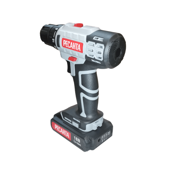 Аккумуляторная дрель-шуруповерт Ресанта ДА-18-2ЛК