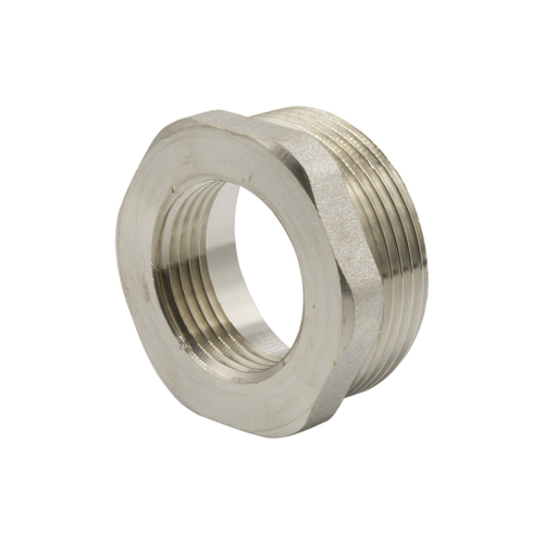 Футорка 1 1/2'' - 1 1/4'' нар/вн никель