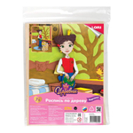 Роспись по дереву 3D-панно Царевны "Царевна Дарья" (Lori)